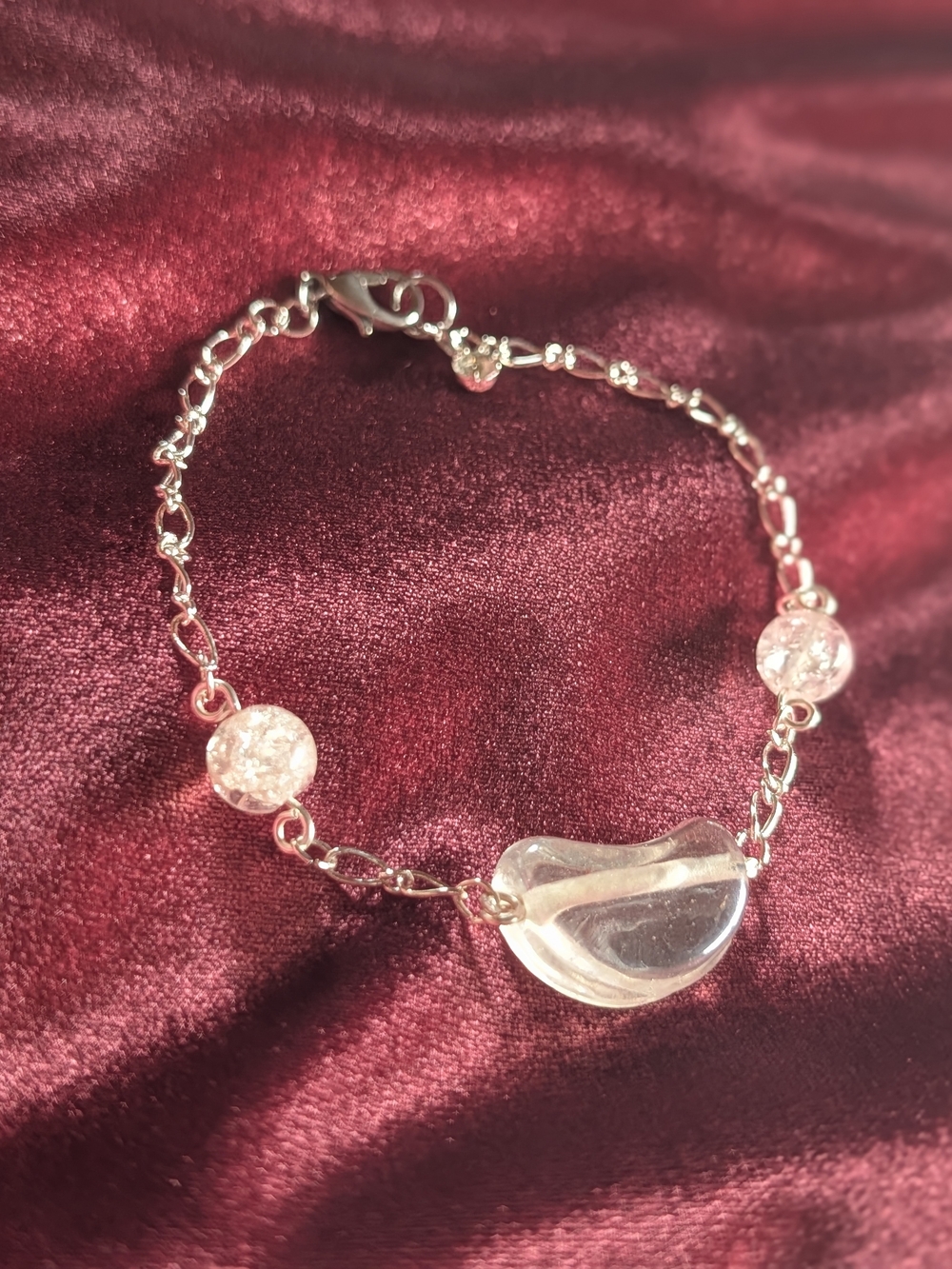 Handmade Moon Charm Bracelet